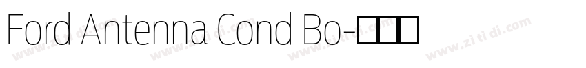 Ford Antenna Cond Bo字体转换